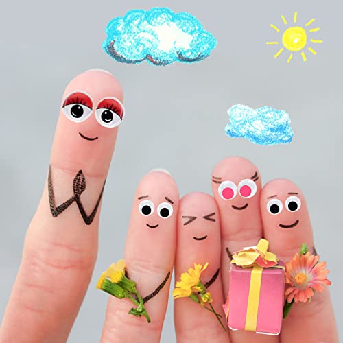 750pcs wiggle eyes self-adhesive googly eyes 4mm18mm