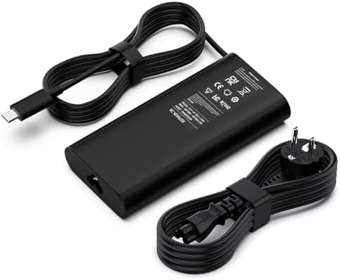 130W USB C Laptop Ladekabel Netzteil für Dell 20V 6,5A Type C Ladegerät | Kompatibel für Dell XPS 15 17 9500 9510 9520 9530 9575 9700 9710 9720 9730 Precision 5560 5570 5530 5550 5