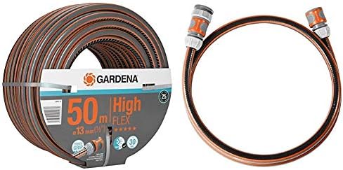 Fevone Gartenschlauch 10m 5/8 Zoll - Flexibler Wasserschlauch 25 Bar Hybrid Polymer