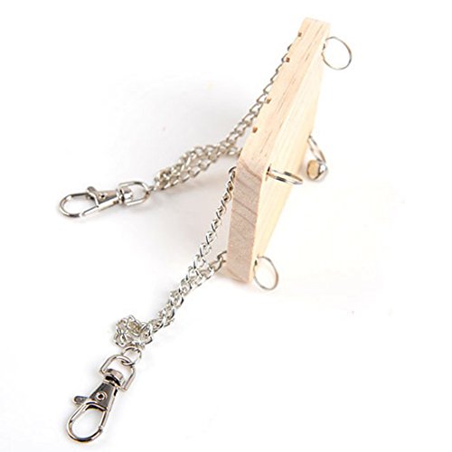 Kiao - Altalena in legno con campanellino per