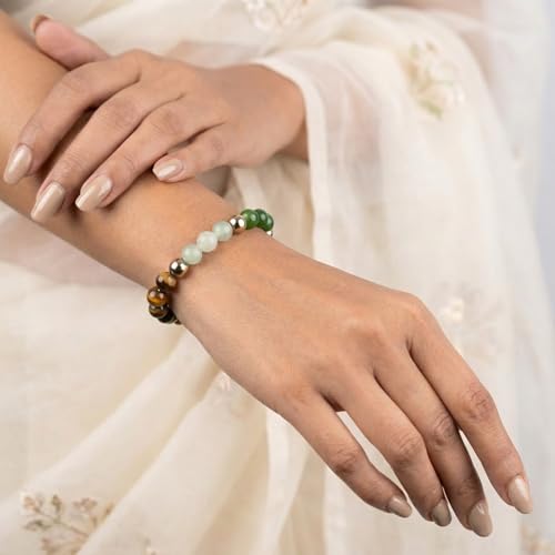 Image of Astrotalk Dhan YOG Bracelet with Pyrite Tortoise | Tortoise for Wealth & Stability | Tortoise for Good Luck for Home & Office | Elegant Gift for Housewarming | Gift for Man & Woman