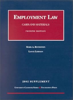 Paperback Employment Law: Cases and Materials : 2002 Supplement Book