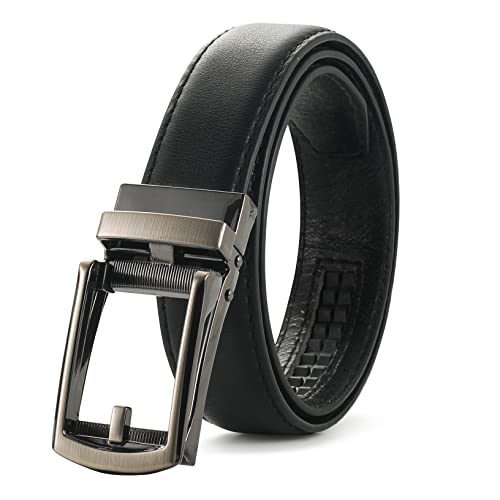 Welrog Boys Belt - Kids Belts For Boys Ratchet Leather Belt For School Uniform Jeans #TOP25