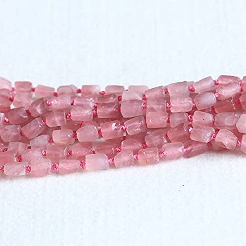 Quartz rose de Madagascar perles pour ateliers créatifs et bijoux bohèmes chic