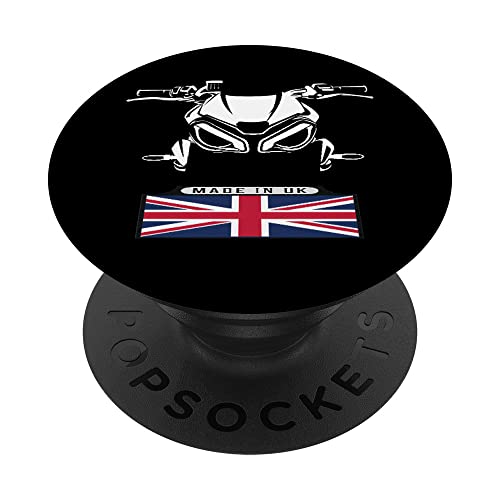 Amante de las motos de velocidad inglés nacido en el Reino Unido, piloto de Super Bike PopSockets PopGrip Intercambiable