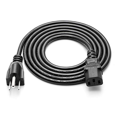 Amplifier Power Cable Cord Compatible Guitar Amp, Ion Ipa76C Ipa76A Ipa76S Ipa23 Block Rocker, Block Party & Live, Job Rocker, Explorer Portable Speaker System 3-Prong Wall Power Cable Plug #TOP3