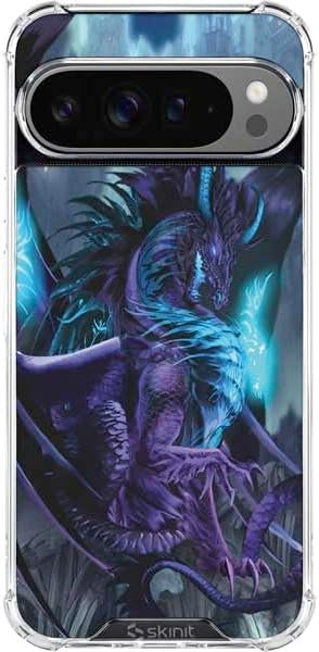 Skinit Clear Phone Case Compatible with Google Pixel 10 Pro XL - Officially Licensed Whats in Here Coffee Dragon by Amy Brown Design