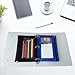 YoeeJob Pencil Pouch for 3 Ring Binder, Zipper Pencil Pouches Bulk, Pencil Case Pouch with Clear Window for Class, School, Office, 8 Colors-24 Packs