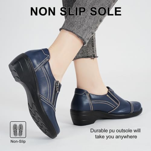 Image of Loafers for Womens Comfort Dressy Low Heel Business Casual Office Work Shoes