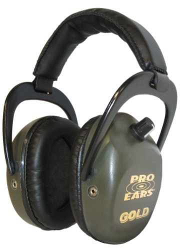 Pro Ears - Stalker Gold - Electronic Hearing Protection and Amplification Earmuffs - NRR 25 - Green