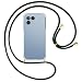Produktbild mtb more energy® Handykette kompatibel mit Fairphone 5 - dunkelgrün/Goldfarbene Ösen - Smartphone Hülle zum Umhängen - Anti Shock Full TPU Case