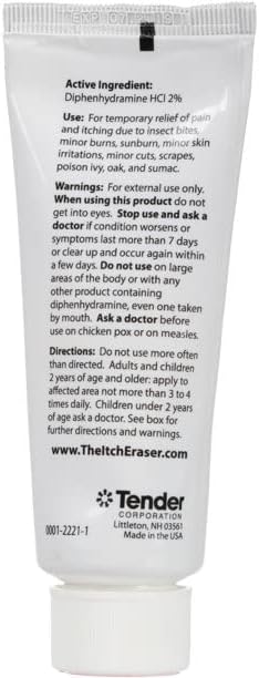 Tenders The Itch Eraser Gel Max Strength 2oz (5 Pack)