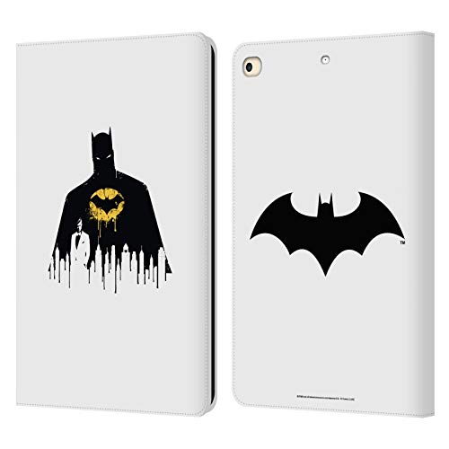 Étui portefeuille cuir iPad 9.7 Batman compatible tablette Apple 2017 2018 housse antichoc