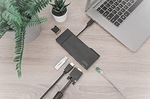 Docking Station USB-C para solucionar la falta de puertos con HDMI VGA y RJ45 6