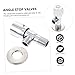 CANIGHT Brass Angle Valves Sturdy and Sturdy for Water Heater Shut off No Tools Needed