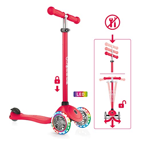 Globber Primo Lights V2 423-102-2 Red #TOP1