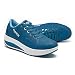 Imagen de Minjet Mujer Malla Zapatos para Caminar Plataforma Calzado Deportivo de cuña Casual Mocasines Running Transpirable Ligero Zapatillas