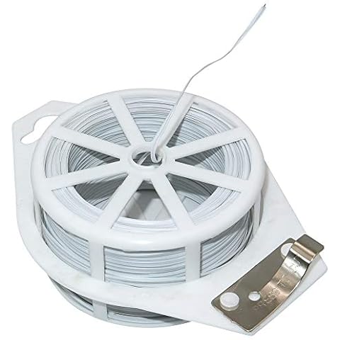KINGLAKE 328 Feet Plastic Twist Tie Cover