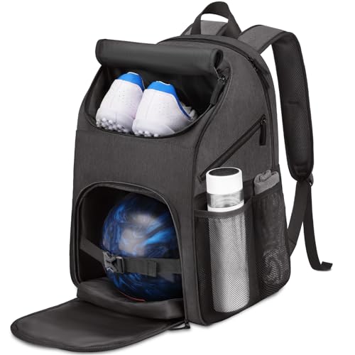 Sac à Dos Bowling 1 Boule – Sac Transport Boule Jusqu’à 45,7 Cm Avec Compartiment Chaussures, ENTEYA