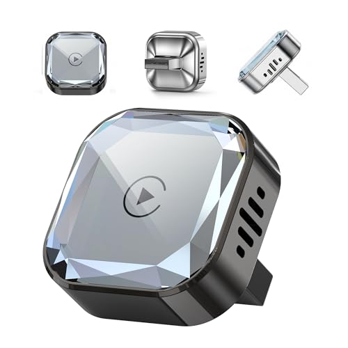 Wireless CarPlay Adapter for iPhone, Plug & Play Upgraded Apple