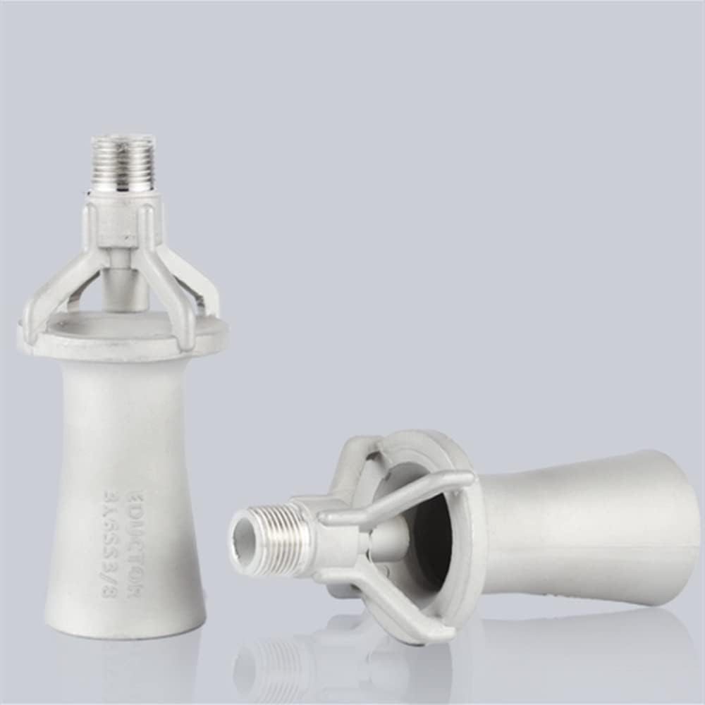 Stainless Steel Spray Eductor Nozzle,Fluid Mixing Eductors,Tank Mixing Agitation Nozzles,1/2''/1/4''/3/4''/3/8''/1''/1.5'' Option (1/2''(DN15))