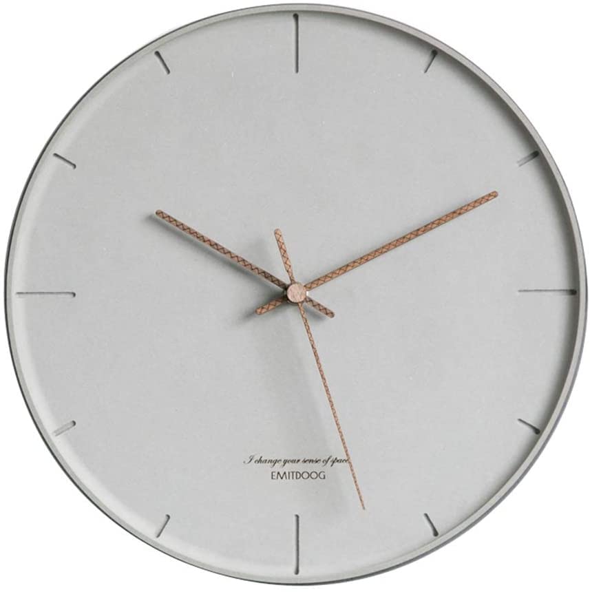 Horloge murale de bureau et salon moderne avec mécanisme à quartz