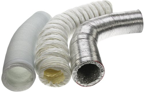 Preisvergleich Produktbild Abluftschlauch PVC weiß 6m Durchmesser