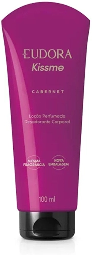 EUDORA KISS ME LOÇÃO PERFUMADA DESODORANTE CORPORAL CABERNET 100ml