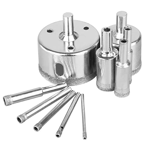 Brocas 10 piezas diamante para vidrio y mármol 3-50mm miniatura 1