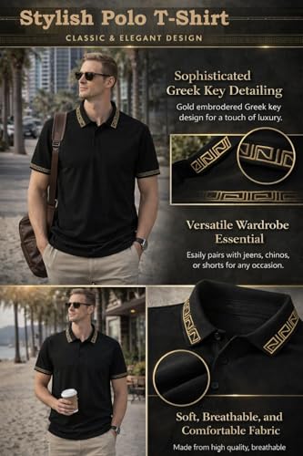 Image of TAGAS Men's Polo T-Shirt || T-Shirt for Mens || Casual T Shirt for Men ||Polo T-Shirt ||Mans T-Shirt ||