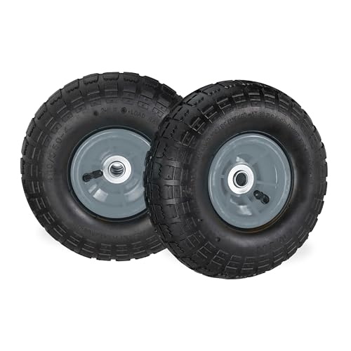 Roues pour diable avec air pour déplacer facilement vos charges au jardin