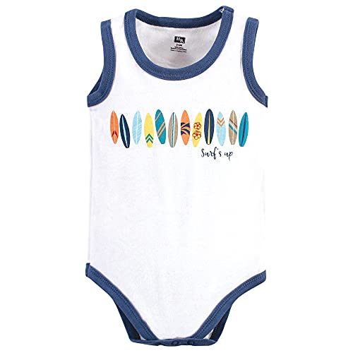 Image of Hudson Baby Unisex Baby Cotton Sleeveless Bodysuits