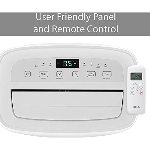 image for LG 7,000 BTU Portable Air Conditioner, 115V, Cools 300 Sq.Ft. (12' x 2