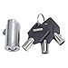 Vending Machine Lock Key Set, T Handle Vending Machine Lock, Adjustable Locking Force, Quick Locking with 3pcs Keys for Vending Machine Industrial Cabinet,