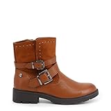  BOTÍN DE Mujer XTI Plano con Cierre DE Hebilla Motorista - para: Mujer Color: Camel Talla: 39