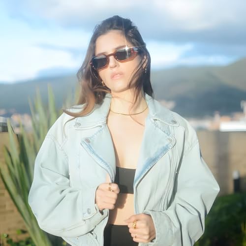 Hexagon Polarized Sunglasses for Women and Men, High Definition, Anti-Glare, UV Protection 1777S2