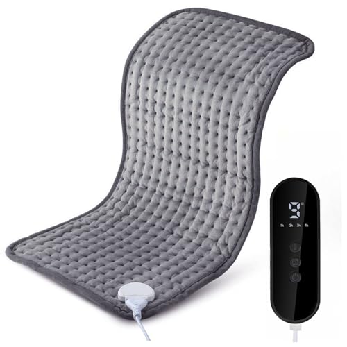 Almohadilla Térmica Extragrande de XXXL para Aliviar el Dolor de Espalda y los Calambres, Almohadilla Térmica Húmeda y Seca para el Cuello, los Hombros, Las Piernas,16x30/40 * 76cm