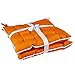 Patio Premier 2PK Orange Spunpoly Seat Cushion w/Flame Retardant Filling