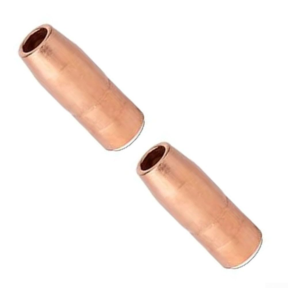 Ugelli di saldatura per Bernard serie Q e MILLER MDX-250 Acculock S, per N-A5818C/N-A5818CM, punte MIG in rame per torcia BTB e aria pulita (5 pezzi)