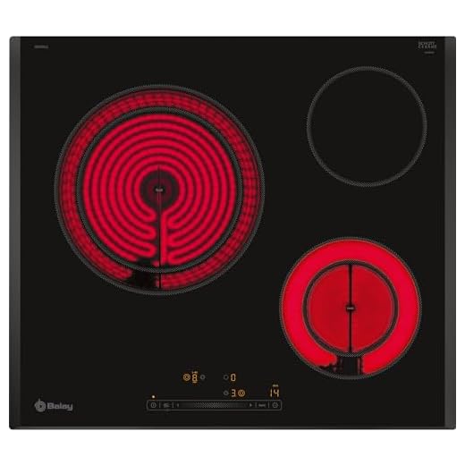 Balay - Placa vitrocerámica 3eb765lq con 3 zonas de cocción