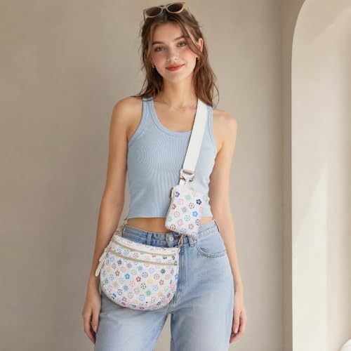 Image of Crossbody Purse for Women Small Crossbody Bags Trendy Vegan Leather with Adjustable Shoulder Straps Gift for Mother Wife Mom
