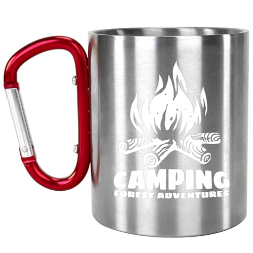 OZMOJOO Glow-in-the-Dark Red Camp Mug