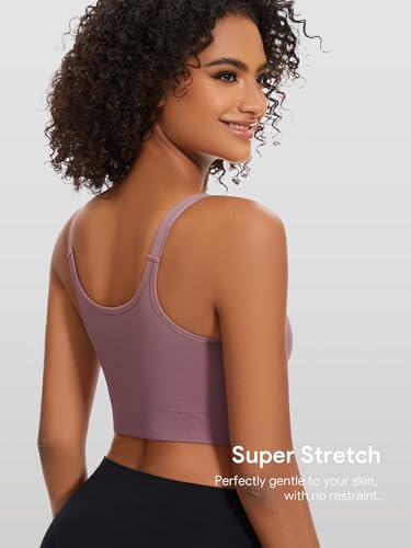 Image of Angelhood Women's Non-Padded Minimizer Sports Nursing Bras Wirefree Full Coverage Large Bust Light Support Sport