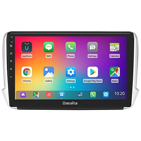 Dasaita 10.2" Car Stereo Android Auto con Carplay para Peugeot 2008 208 Cover