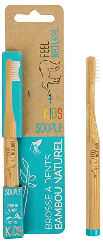 Brosse à dents Enfant en bambou Feel Natural - Souple Cover