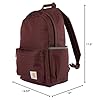 Carhartt 21L Classic Laptop Backpack, Water-Resistant Pack W/ 15" Laptop Sleeve and Organizational Compartments, PFAS Free, Port #2