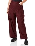 rhydon evolution Pinko Pinko Damen RHYDON Pantalone FLANELLA DISE Hose, YZ7_Bordeaux/Nero,