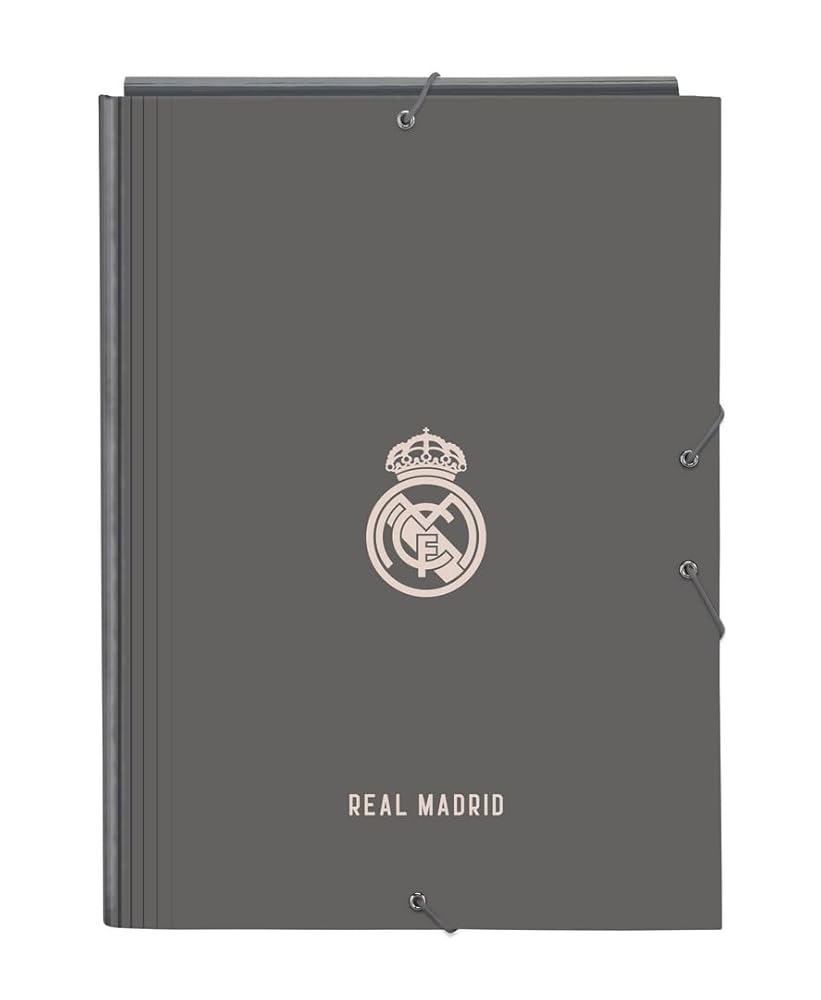 Portafoglio Real Madrid 3ª Squadra 24/25 - Design Ufficiale, 12.5x9.5cm, Grigio, Con 2 Anni Garanzia - Foto 2
