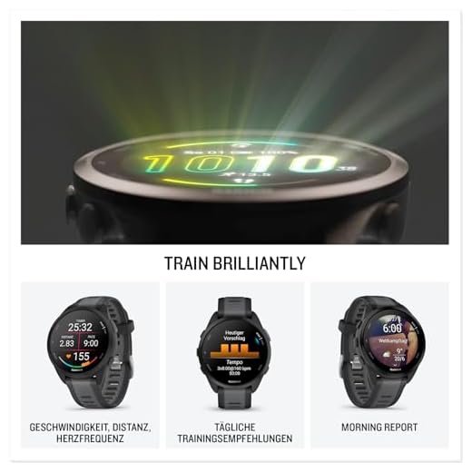 GARMIN Forerunner 165 GPS Smartwatch zum Laufen