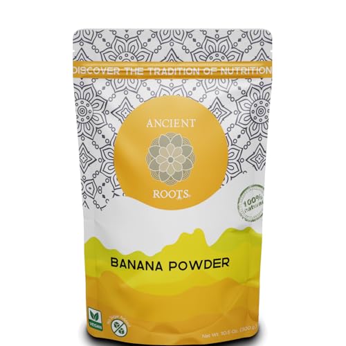 Ancient Roots Banana Powder - 100% Pure & Natural, Non-GMO,